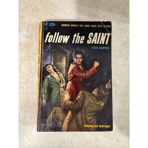 Follow the Saint Leslie Charteris Avon‎ 533 Vintage Mystery Pulp Paperback 1938